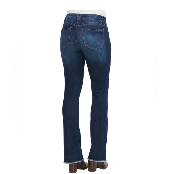 Democracy #245DINA  Luxe Touch Ab Solution High Rise Itty Bitty Boot Denim Jeans - Picture 3 of 8